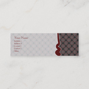 Subtle Passion Pattern • Profile Business Card