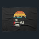 Subtle Political Funny Humour Frog Dragonfly Turtl Tea Towel<br><div class="desc">Subtle Political Funny Humour Frog Dragonfly Turtle T-Shirt</div>
