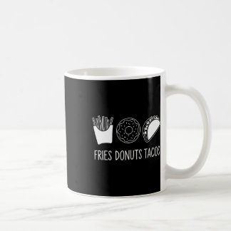 Subtle Political Humour Fries Doughnuts Tacos Coffee Mug