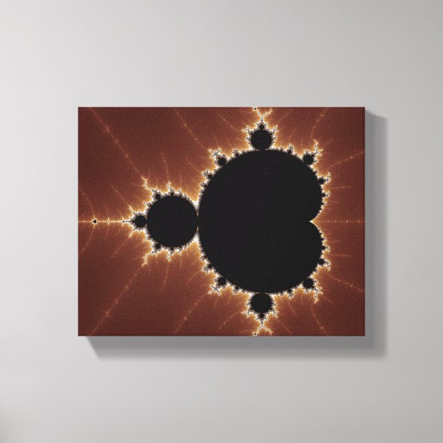 Subtle Power Fractal Canvas Print (Front)