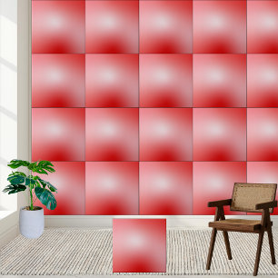 Subtle Red Gradient Ceramic Tile
