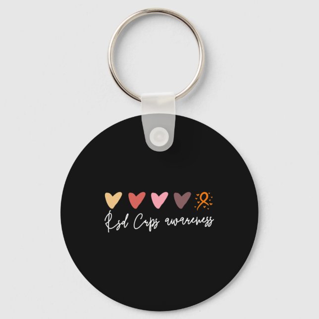 Subtle Rsd Crps Awareness  Key Ring (Front)