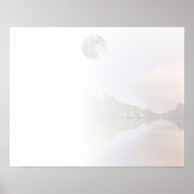 Subtle Sci-Fi Fantasy Landscape Image 3 Poster (Front)