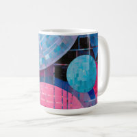 Subtle Shades of Blue & Pink in Abstract