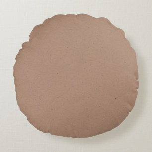 Subtle Speckled Starlight Texture Pattern Round Cushion
