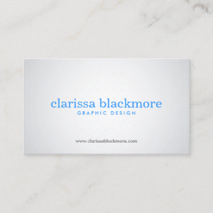 SUBTLE SPOTLIGHT No. 1 Designer Business Card