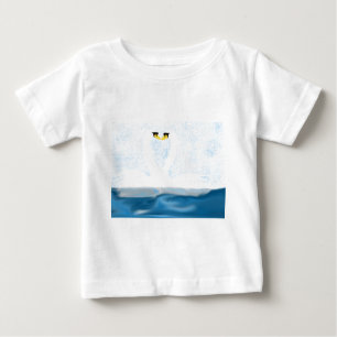 Subtle Swans in Love (heart shapes) Art Gifts Baby T-Shirt
