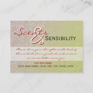 Subtle Swirls Business Card