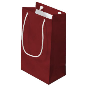 Subtle Textured Earthy Red Gift Bag
