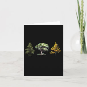 Subtle Tree Anti Trump Shirt Fir Dogwood Tamarack Card