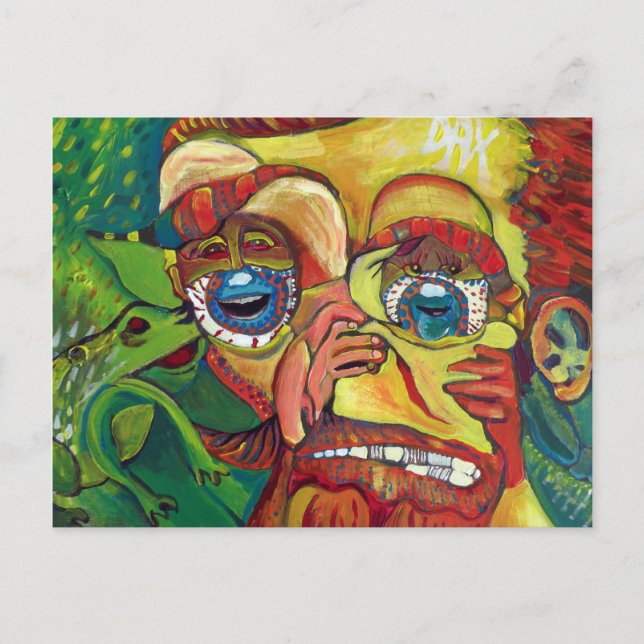 Subtle Vincent Van Gogh optical illusion Postcard (Front)