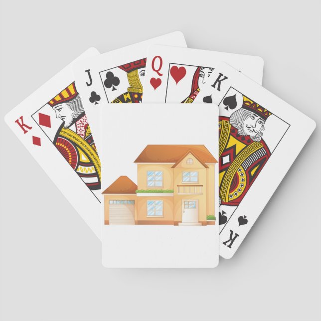 Suburban House Playing Cards (Back)
