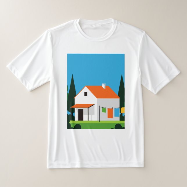Suburban house T-Shirt (Laydown)