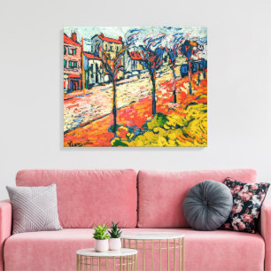 Suburban Landscape Maurice de Vlaminck Canvas Print