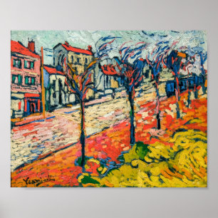Suburban Landscape Maurice de Vlaminck Poster