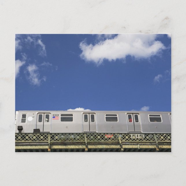 Subway Cars Postcard (Front)