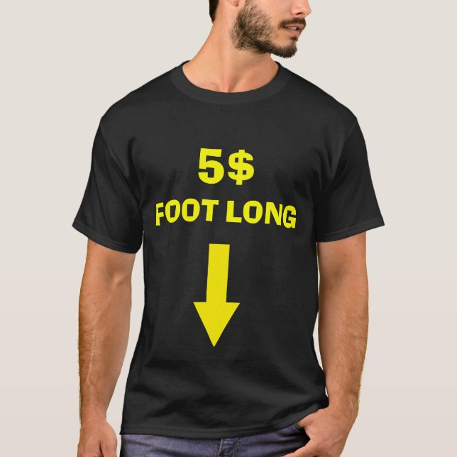 Subway Footlong T-Shirt (Front)