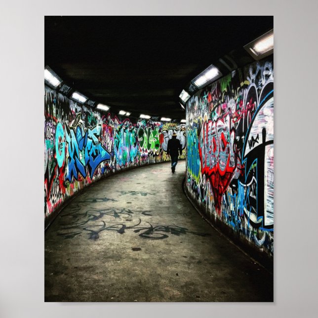 Subway graffiti art poster (Front)