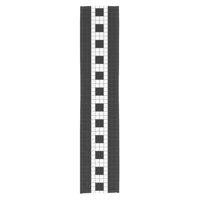 Subway Plaid Geometrics RL90 Short Table Runner (Front)