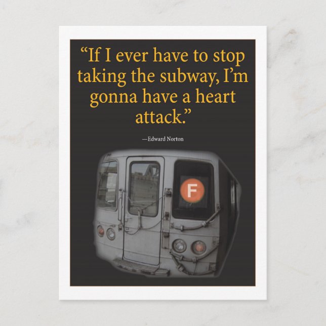 Subway Postcard (Front)