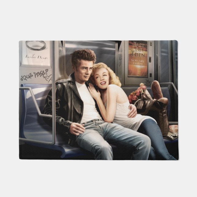 Subway Riders 2 Doormat (Front)