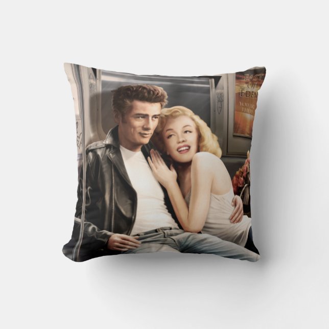 Subway Riders Cushion (Front)