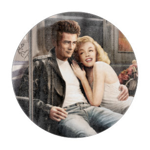 Subway Riders Cutting Board