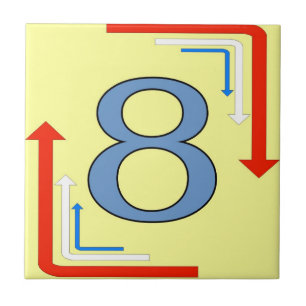 Subway Tiles Arrows  Frame 8 Eight