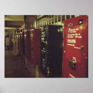 Subway Token Machines, 1970 Vintage Poster