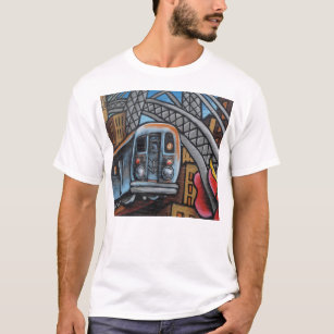 Subway train urban graffiti art T-Shirt
