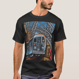 Subway train urban graffiti art T-Shirt
