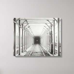 Subway Tunnel, 1904 Canvas Print