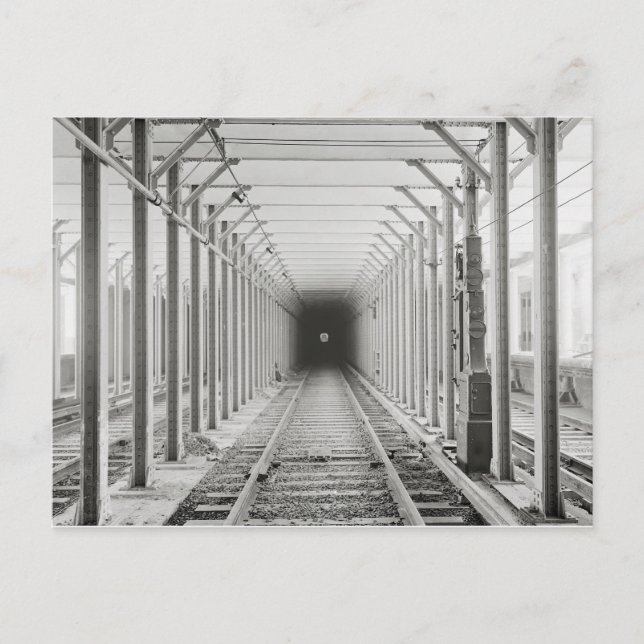 Subway Tunnel, 1904 Postcard (Front)