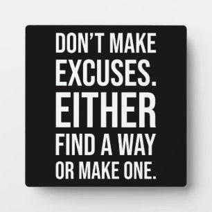 Success and Gym Motivational Plaque