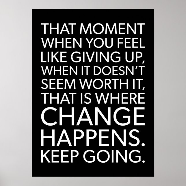 Success and Gym Motivational Poster (Front)