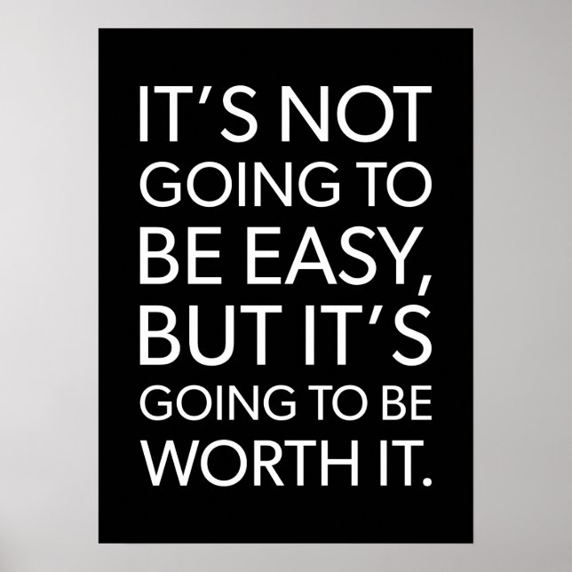 Success and Gym Motivational Poster (Front)