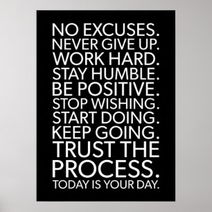 Success and Gym Motivational Poster