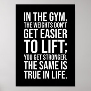 Success and Gym Motivational Poster
