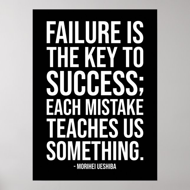 Success and Gym Motivational Poster (Front)