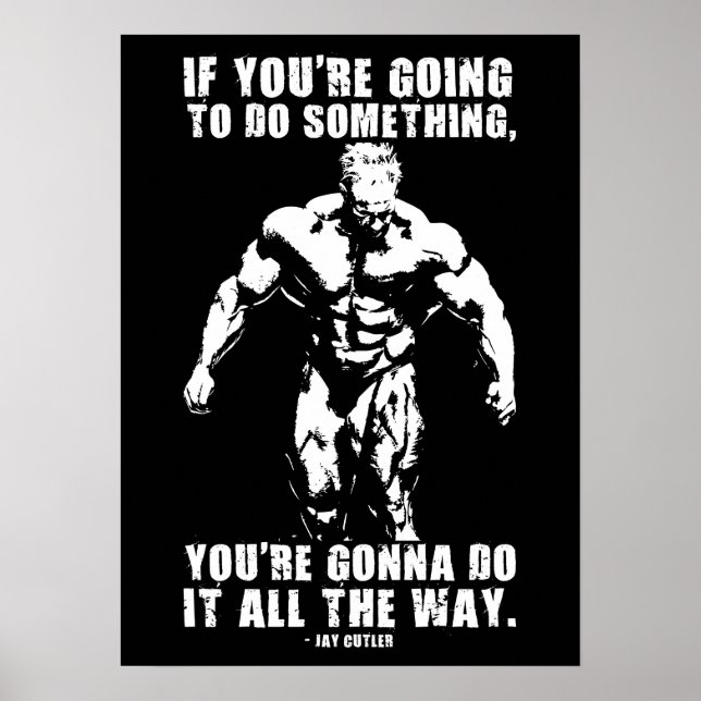 Success and Gym Motivational Poster (Front)