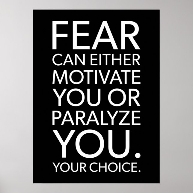 Success and Gym Motivational Poster (Front)