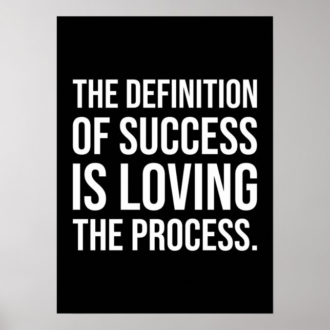 Success and Gym Motivational Poster (Front)