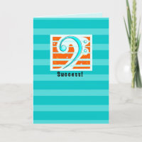 Success Congratulations with Music Bass Clef