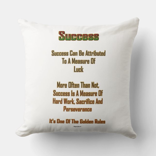 Success Cushion (Front)