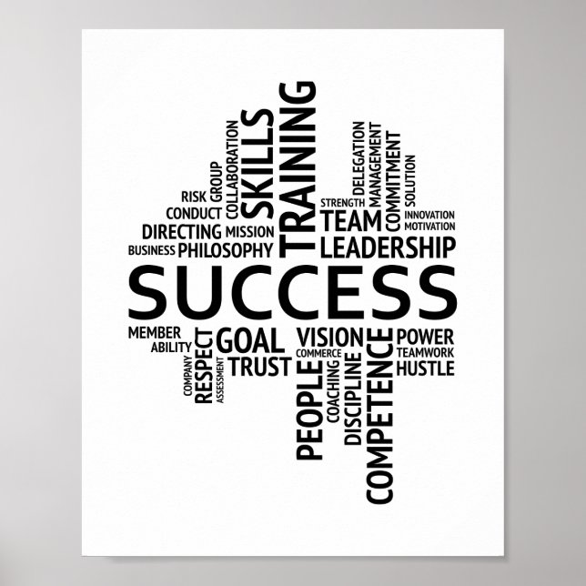 Success Definition | Motivational Poster (Front)