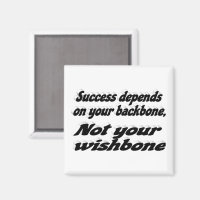 Success Depends on Backbone Motivational Quote