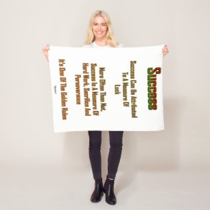 Success Fleece Blanket