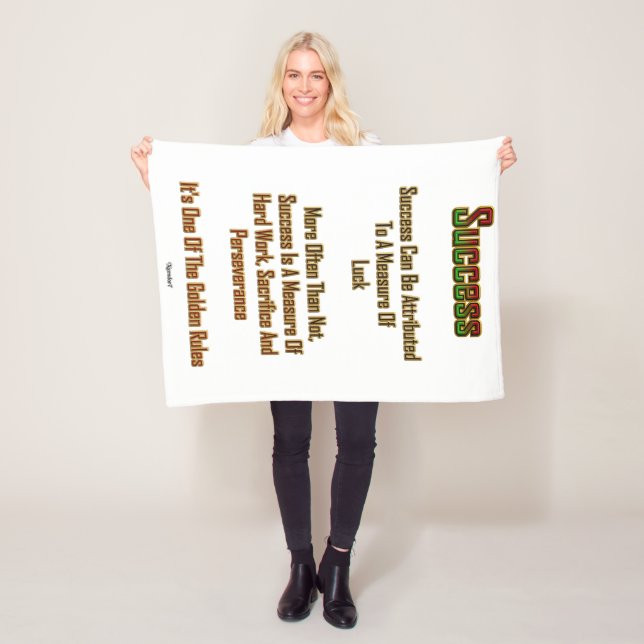 Success Fleece Blanket (In Situ)