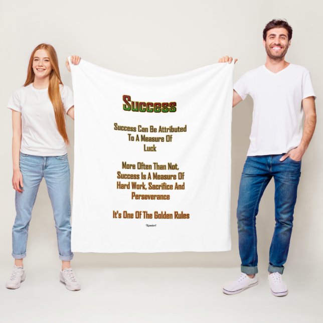 Success Fleece Blanket (In Situ)