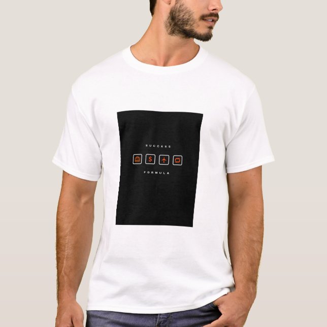Success Formula Motivational T-Shirt (Front)